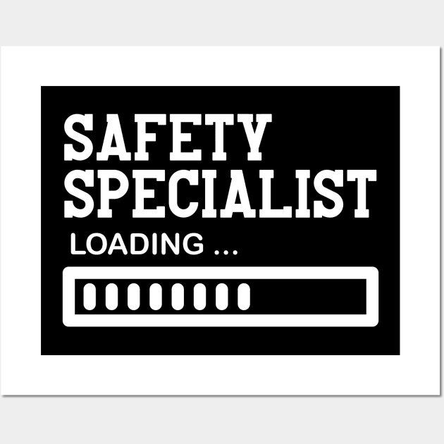 Safety Specialist Job Gift Idea Wall Art by Monster Skizveuo